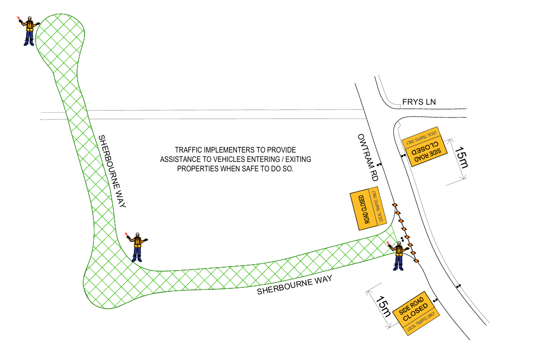 Temporary Closure of Road, Sherbourne Way, Armadale 