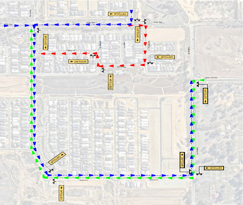 Hopkinson Road temporary road closure