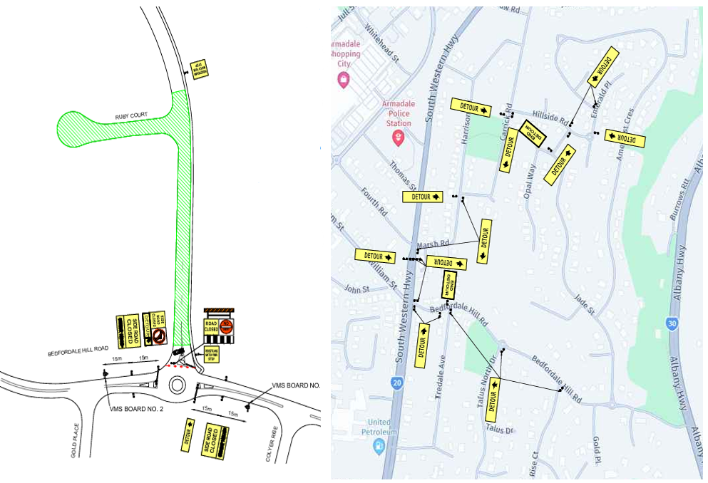 Temporary Closure of Road, RUBY COURT and section of JADE STREET, MOUNT RICHON