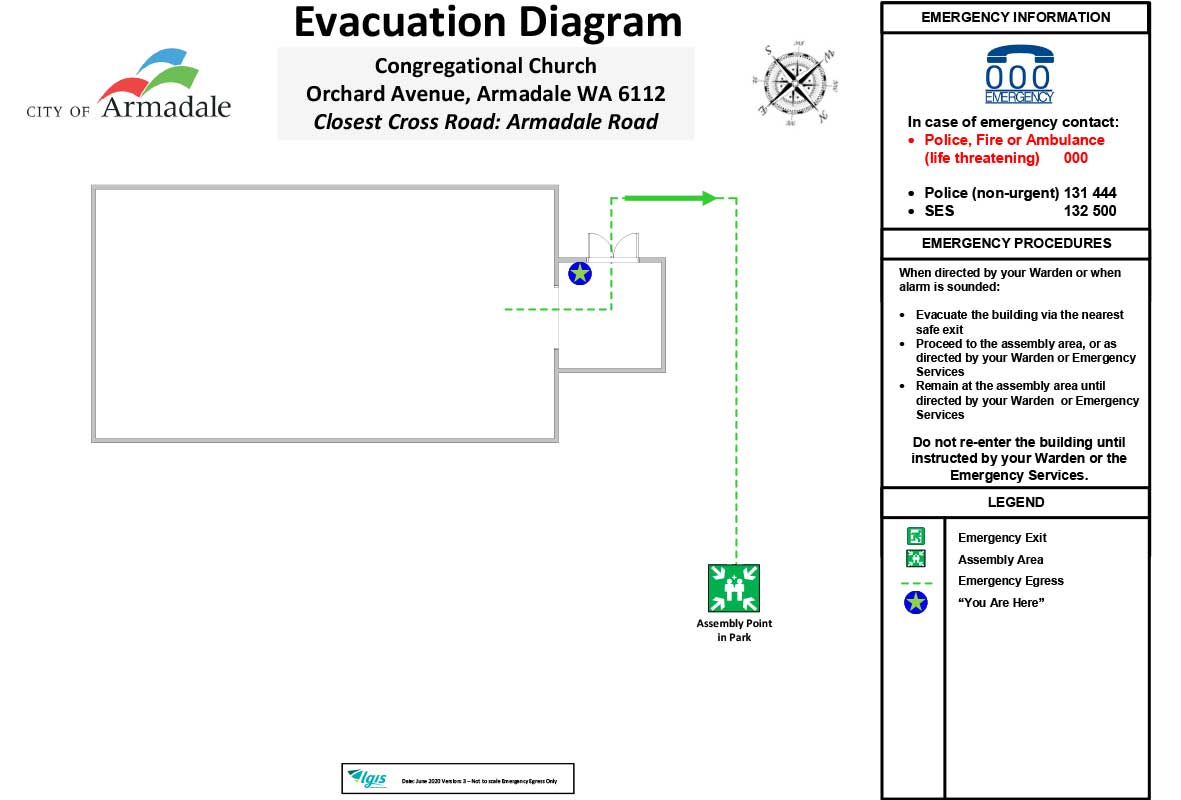 Minnawarra Church evacuation plan