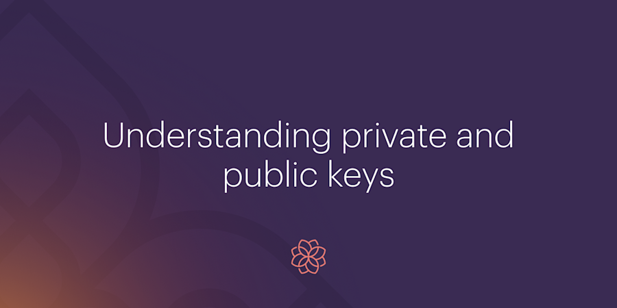 Understanding private and public keys