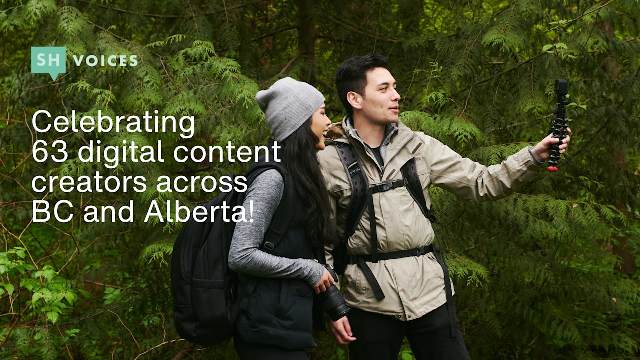 Celebrating 63 Digital Content Creators across B.C. and Alberta!