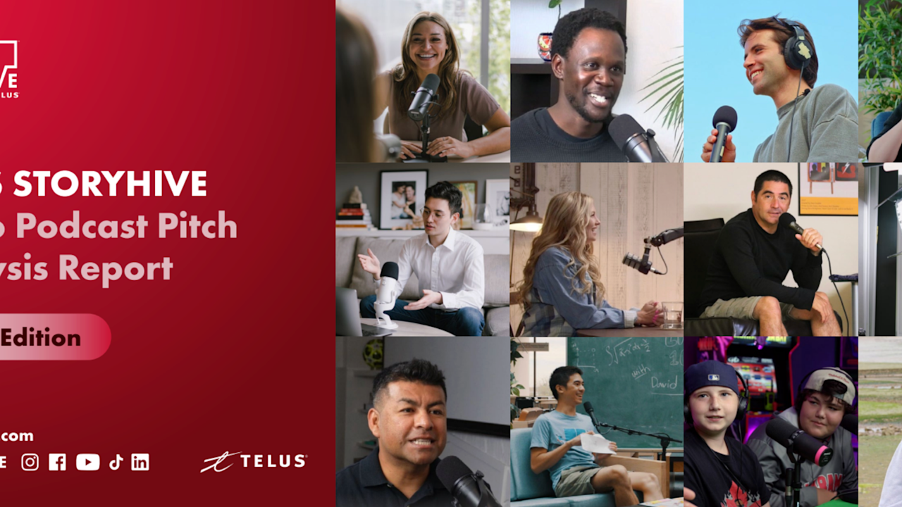 5 Takeaways From the 2026 TELUS STORYHIVE Video Podcast Pitches (Downloadable Pitch Analysis Report)