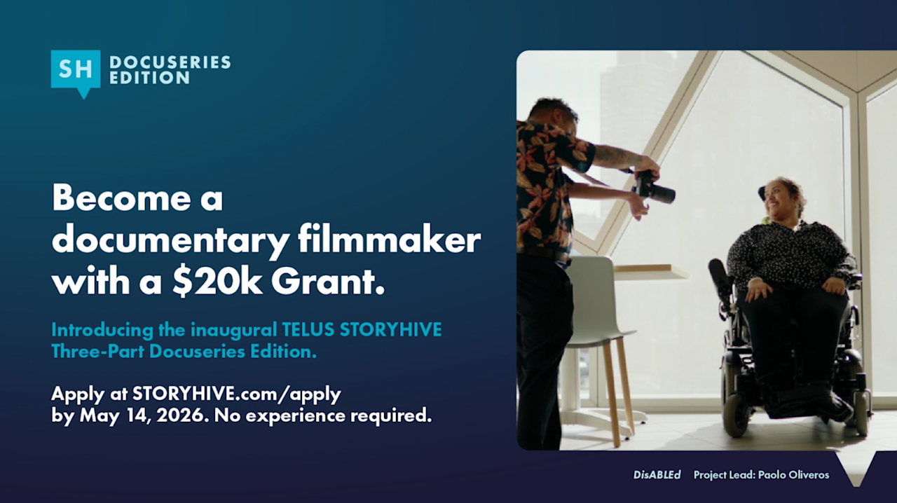 Apply for STORYHIVE’s Three-Part Docuseries Edition! $20,000 Grants Available