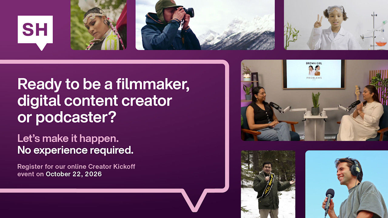 You’re invited to the TELUS STORYHIVE Creator Kickoff Event!