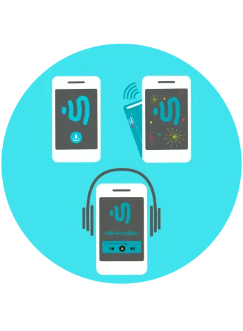 Shelfie Kreis 3 Icons