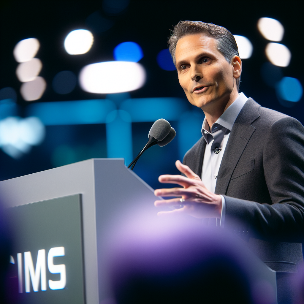 Phil Spencer giving a press conference