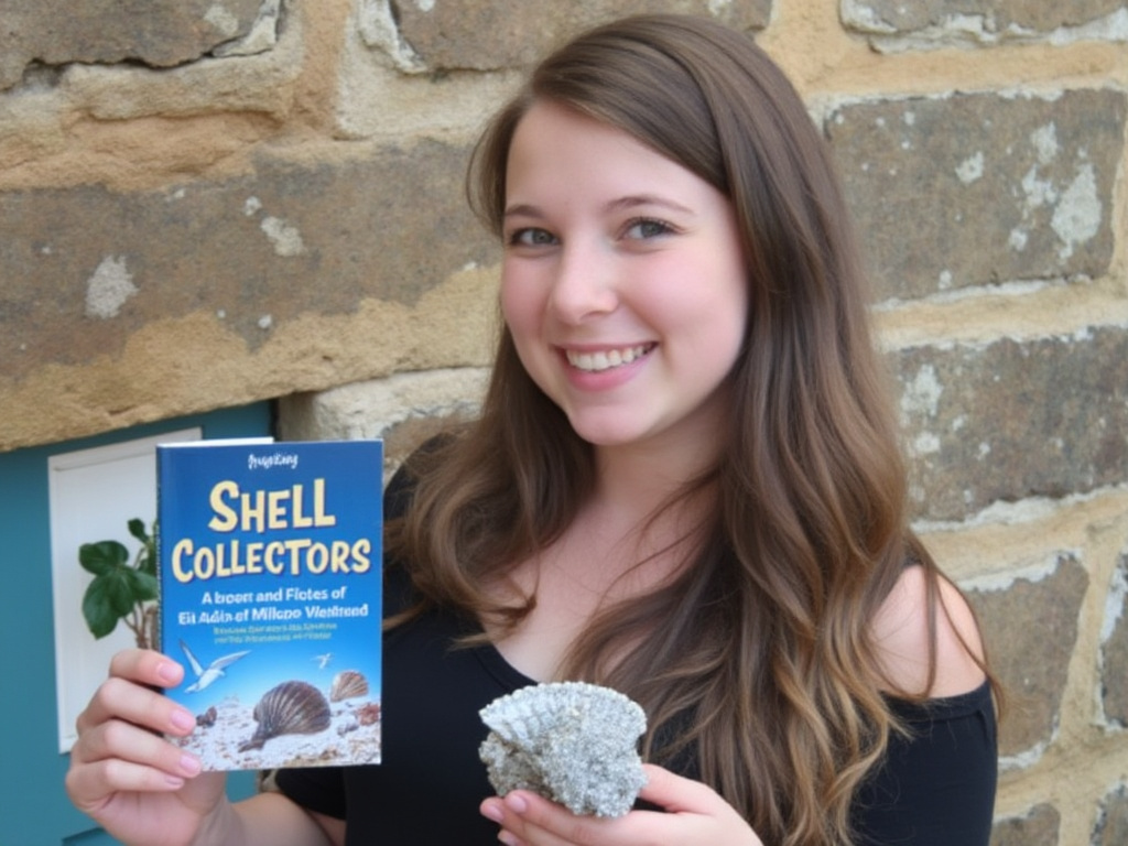 Author of "The Mercies" Kiran Millwood Hargrave, excited to inspire a young generation of shell collectors.