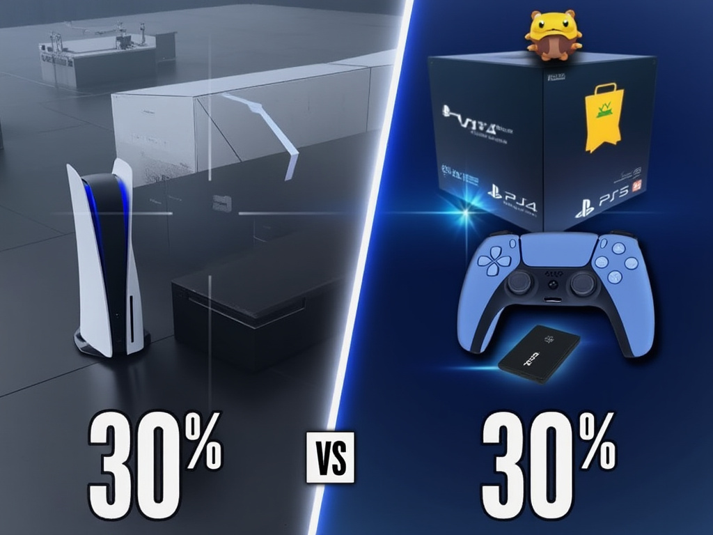 a picture of a slightly upgraded PS5 console