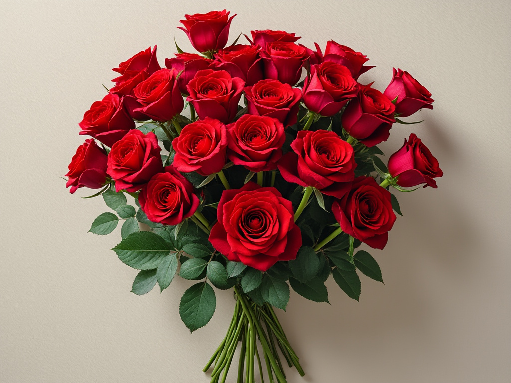 a meme, a photo of a red bouquet on a plain background, a fictional character