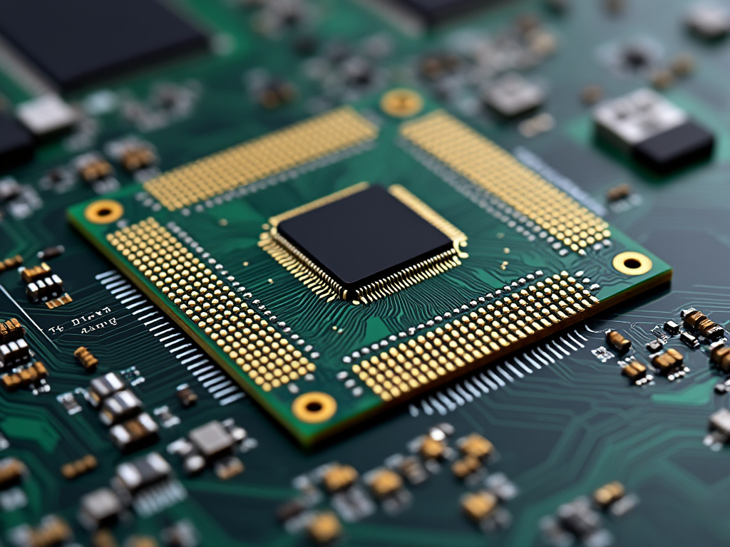 a close up of a computer chip with a bite that is missing on the bottom