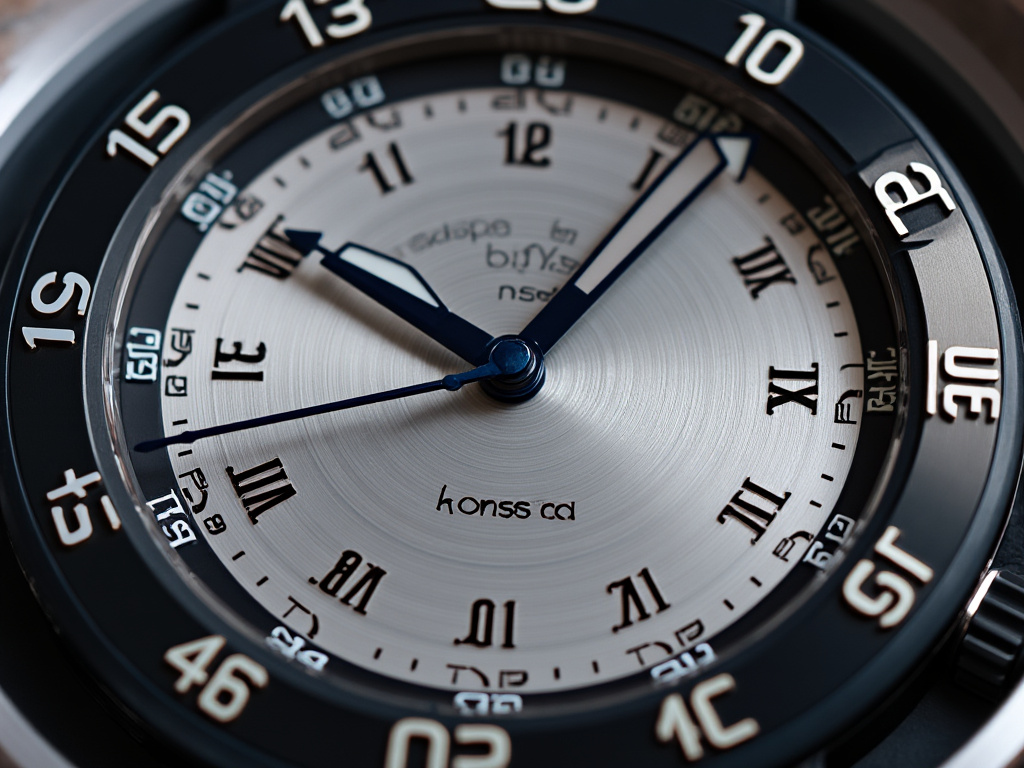 a picture of a watch face with "13579" around the face