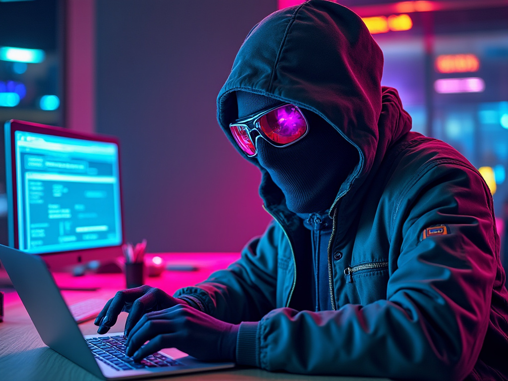 a stock photo of a hacker