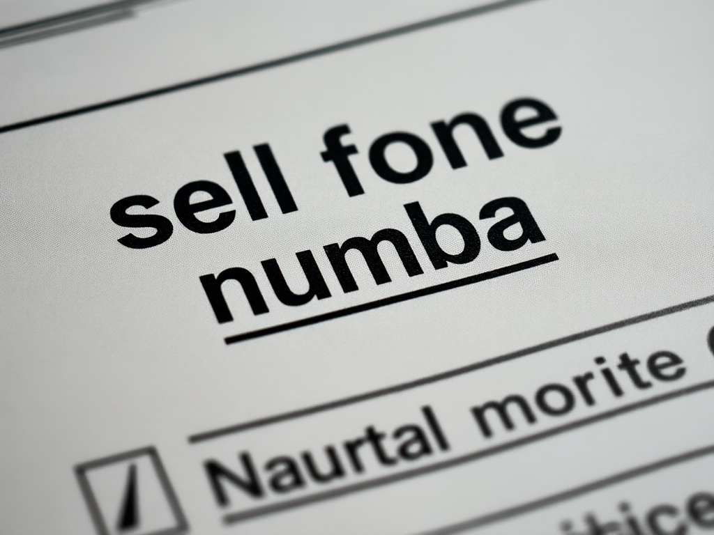 a close up of a ballot with "cell phone number" as "sell fone numba"
