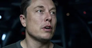 a photo of the movie still from 'Aliens' with Elon Musk's reaction photo