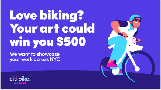 Citi Bike ad panel contest image header