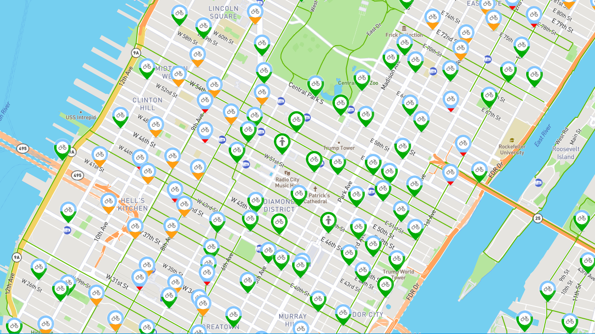 Citi Bike Map Brooklyn Citi Bike: Nyc's Official Bike Sharing System | Citi Bike Nyc | Citi Bike  Nyc