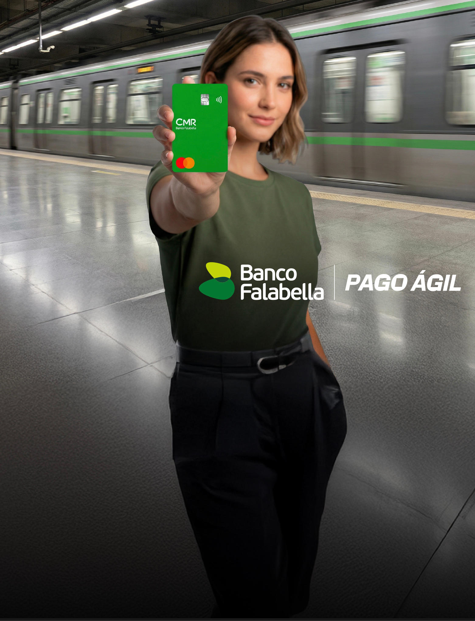 Paga el Metro con tu CMR o Débito Banco Falabella