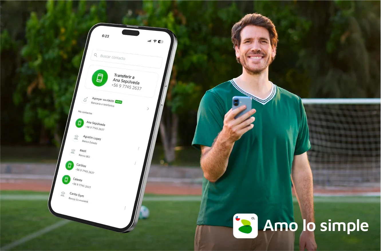 Landing Amo lo Simple Transferencias