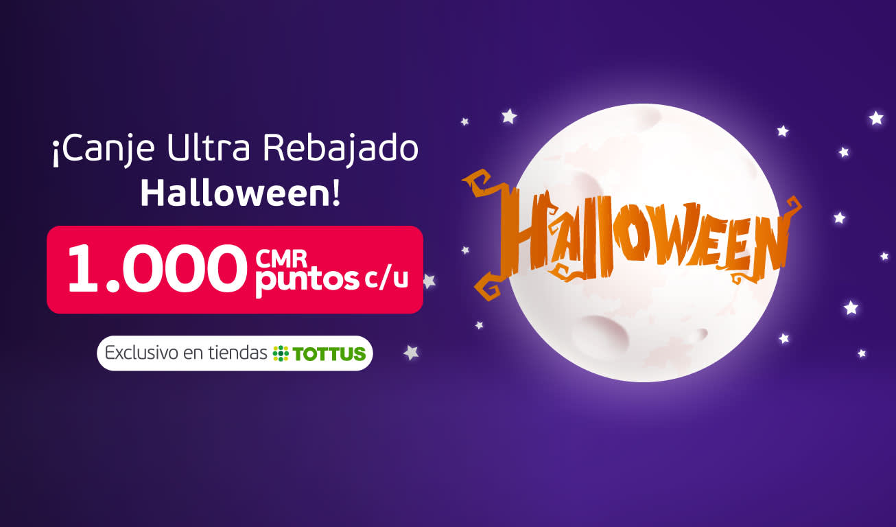 Canjes Ultra Rebajados Halloween Tottus