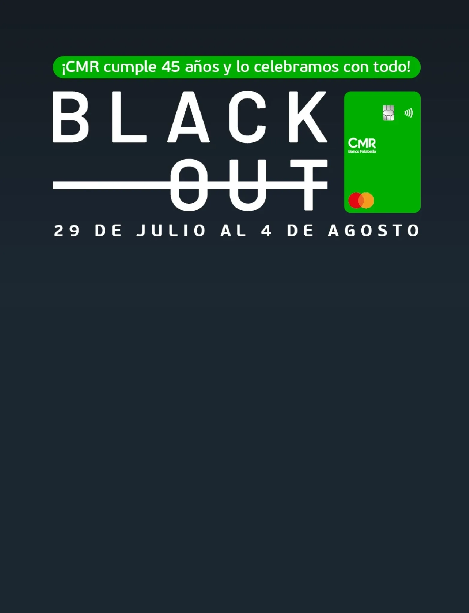 ¡Celebramos con todo este Black Out!