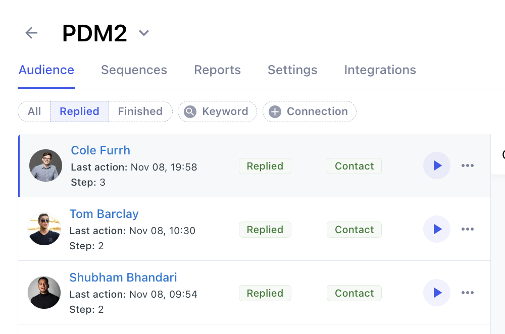 campaign interactions campaign interactions