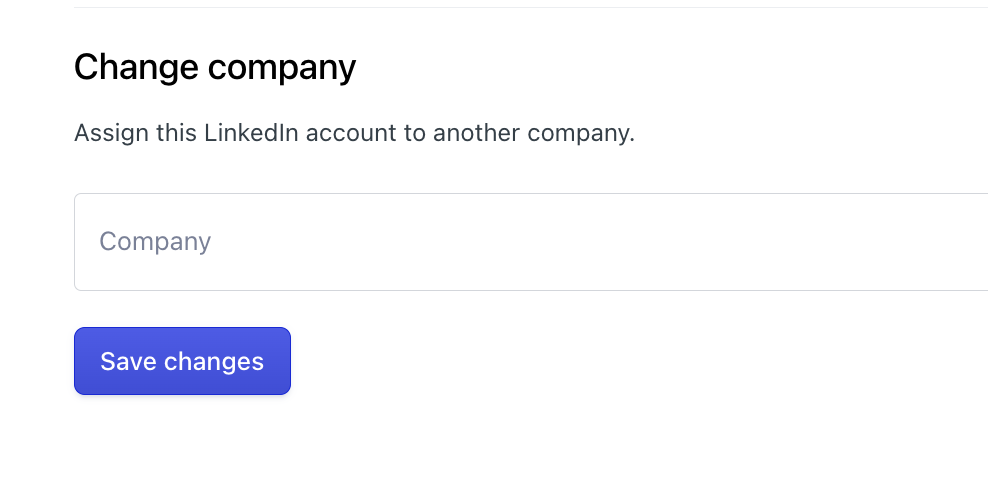 account settings company