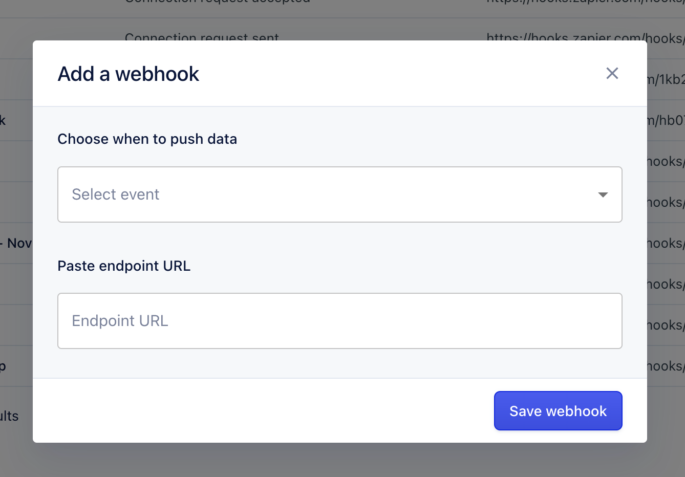 create webhook create webhook