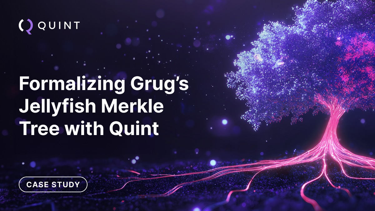 Case Study: Formalizing Grug's Jellyfish Merkle Tree with Quint