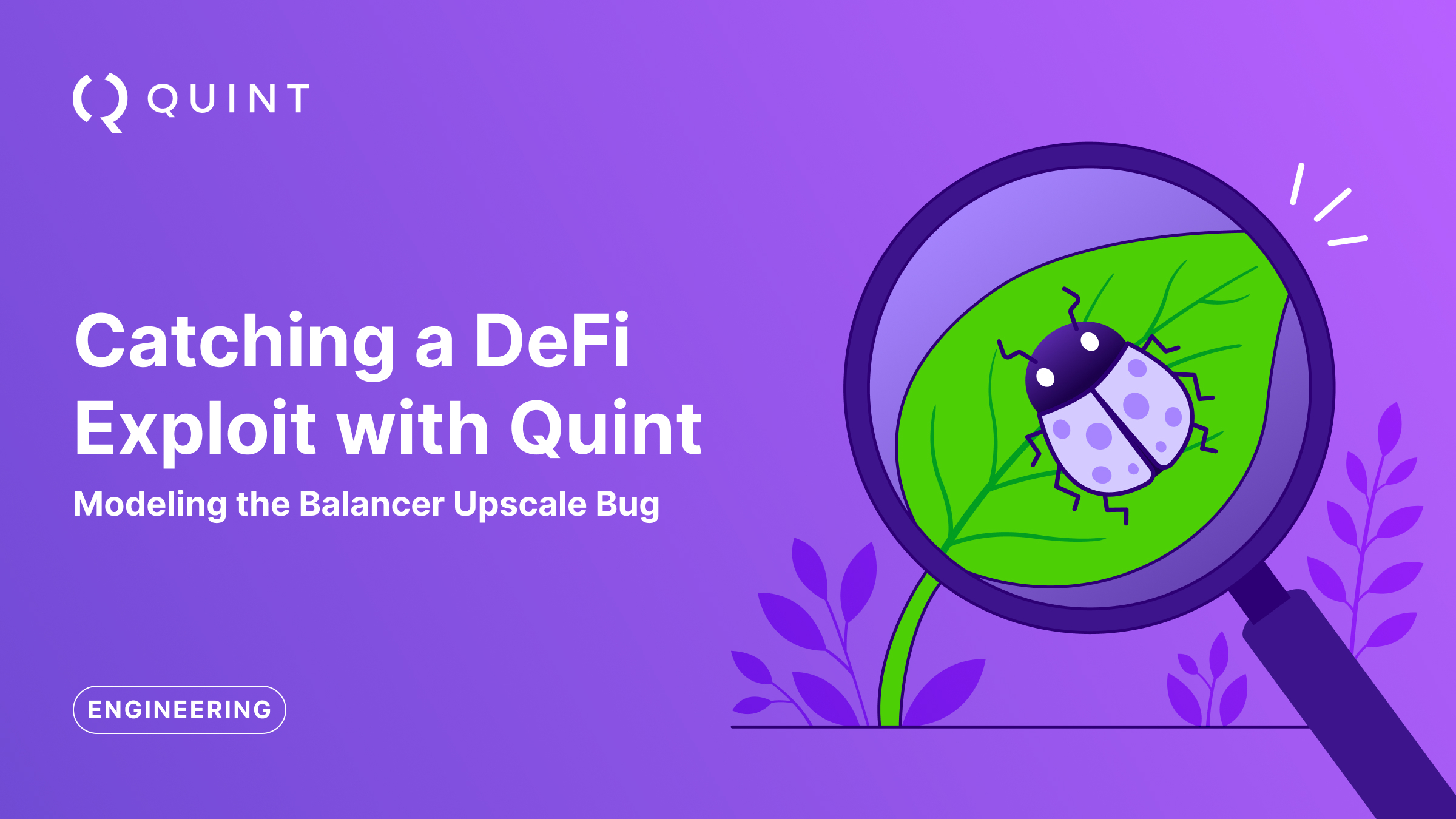 Catching a DeFi Exploit with Quint: Modeling the Balancer Upscale Bug
