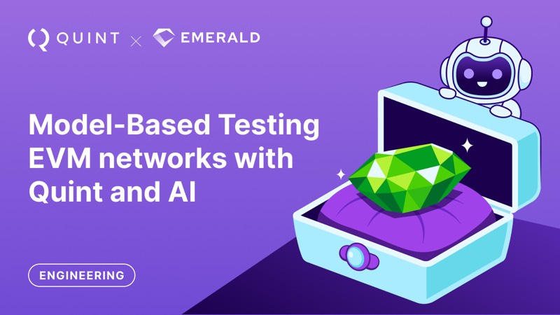Model-Based Testing EVM networks with Quint and AI