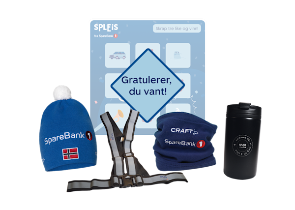 Premier digitale skrapelodd - Skrapelodd med skilue, fleecebuff, reflekssele og termokopp