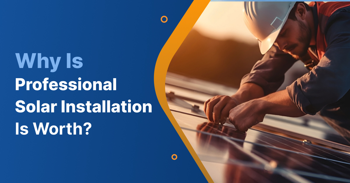 professional solar installation