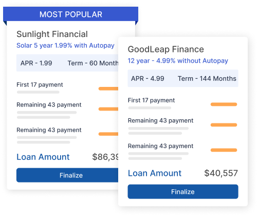 explore easy finance options with solar quote tool