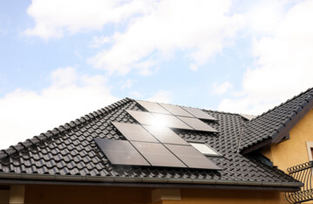Rooftop PV solar panels