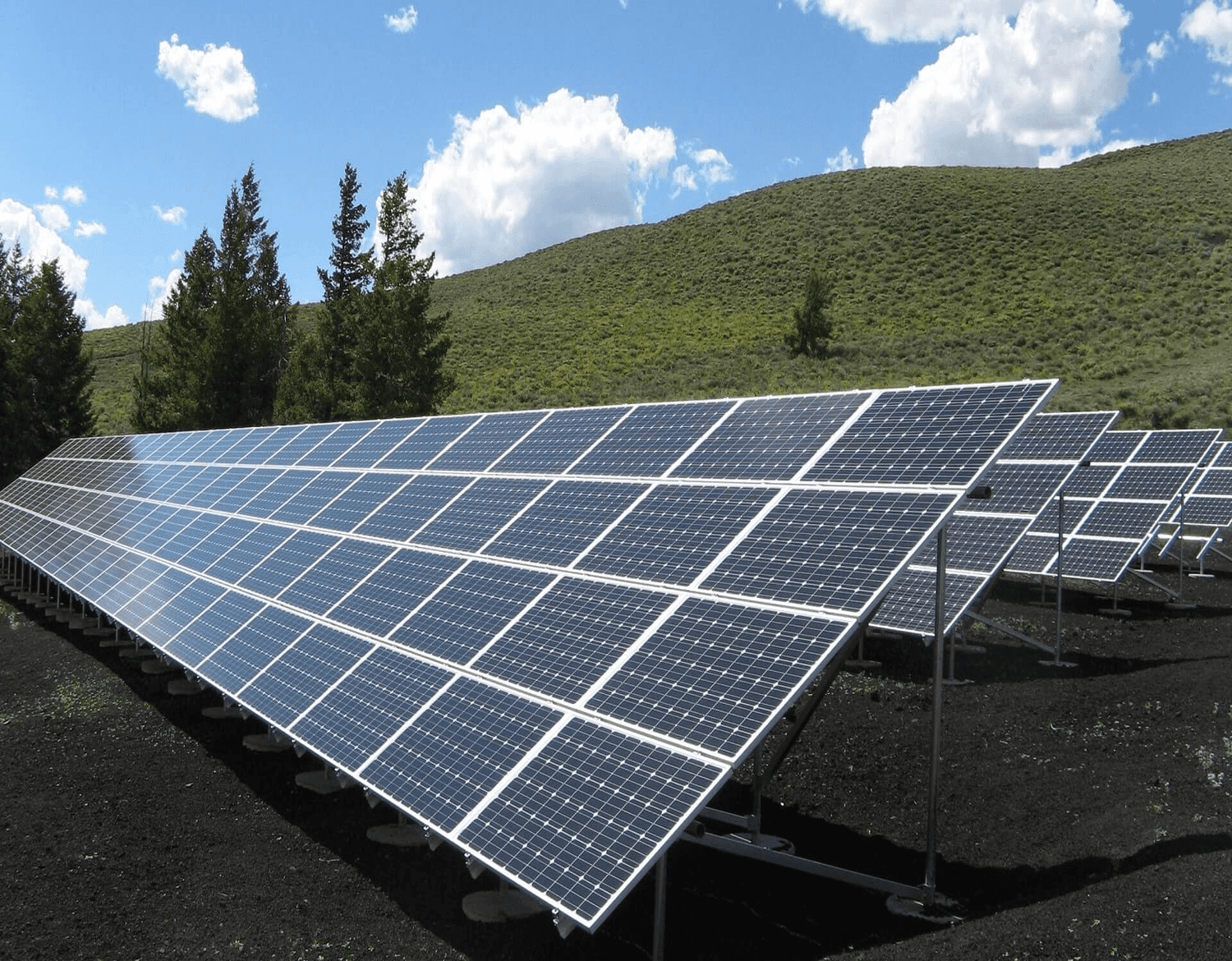 Solar panels for pollution-free environment