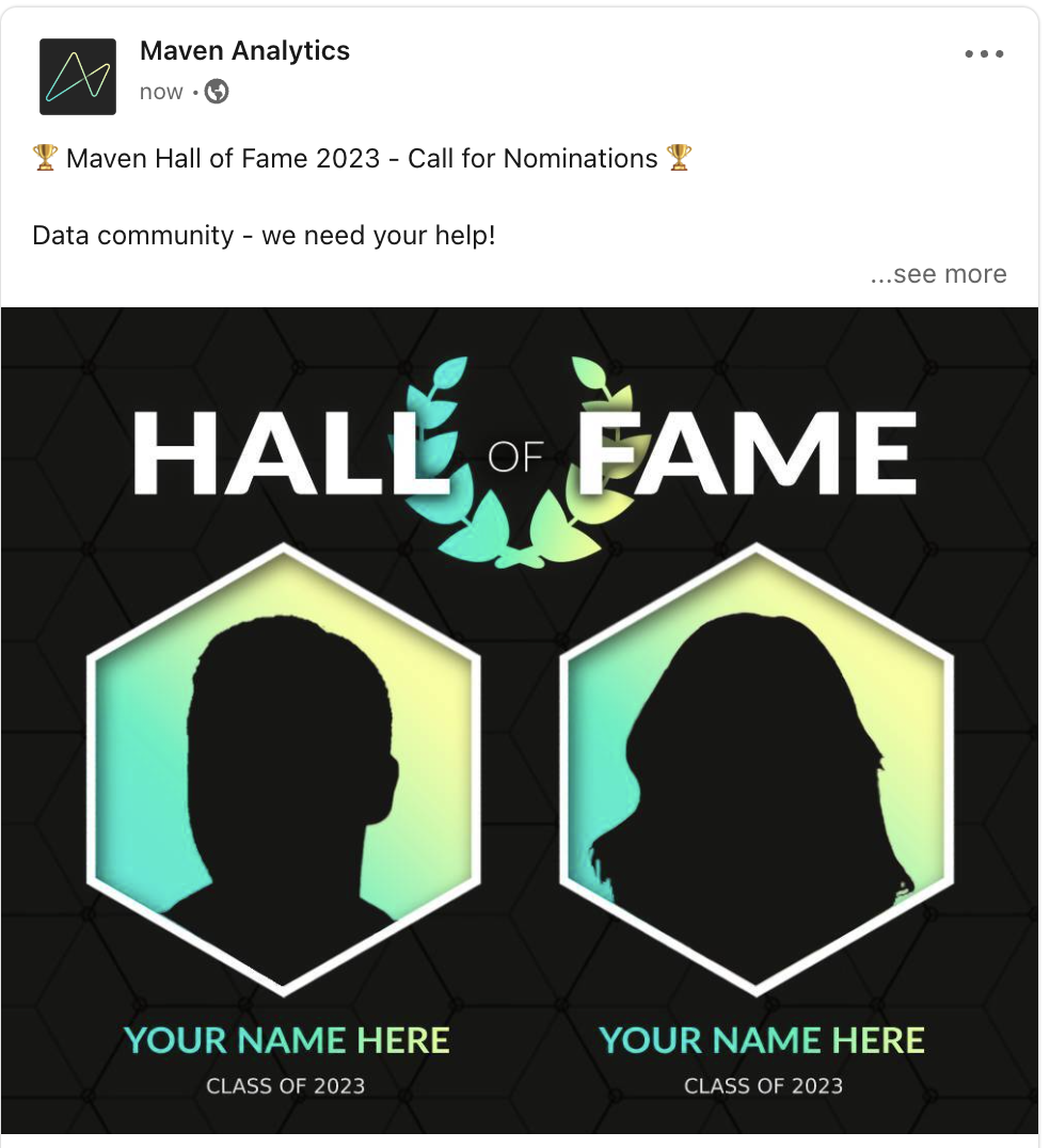Official 2023 Hall of Fame Post