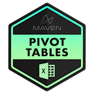 Online Classes For Excel Pviot Tables Maven Analytics