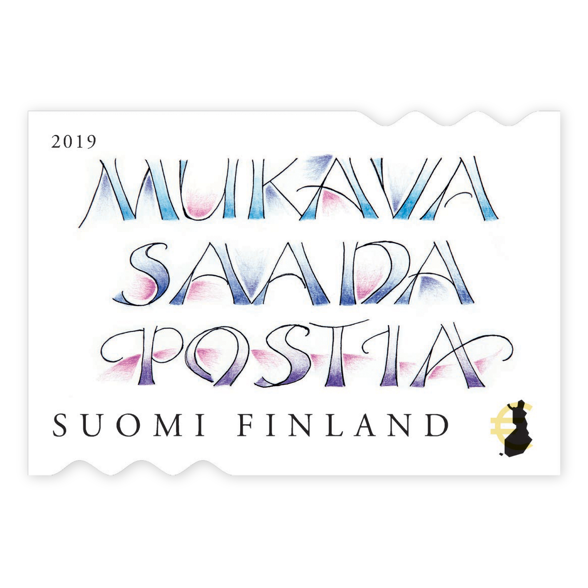 The Finnair 100 Years stamp designed by Ilkka Kärkkäinen is available as of  today in Finland