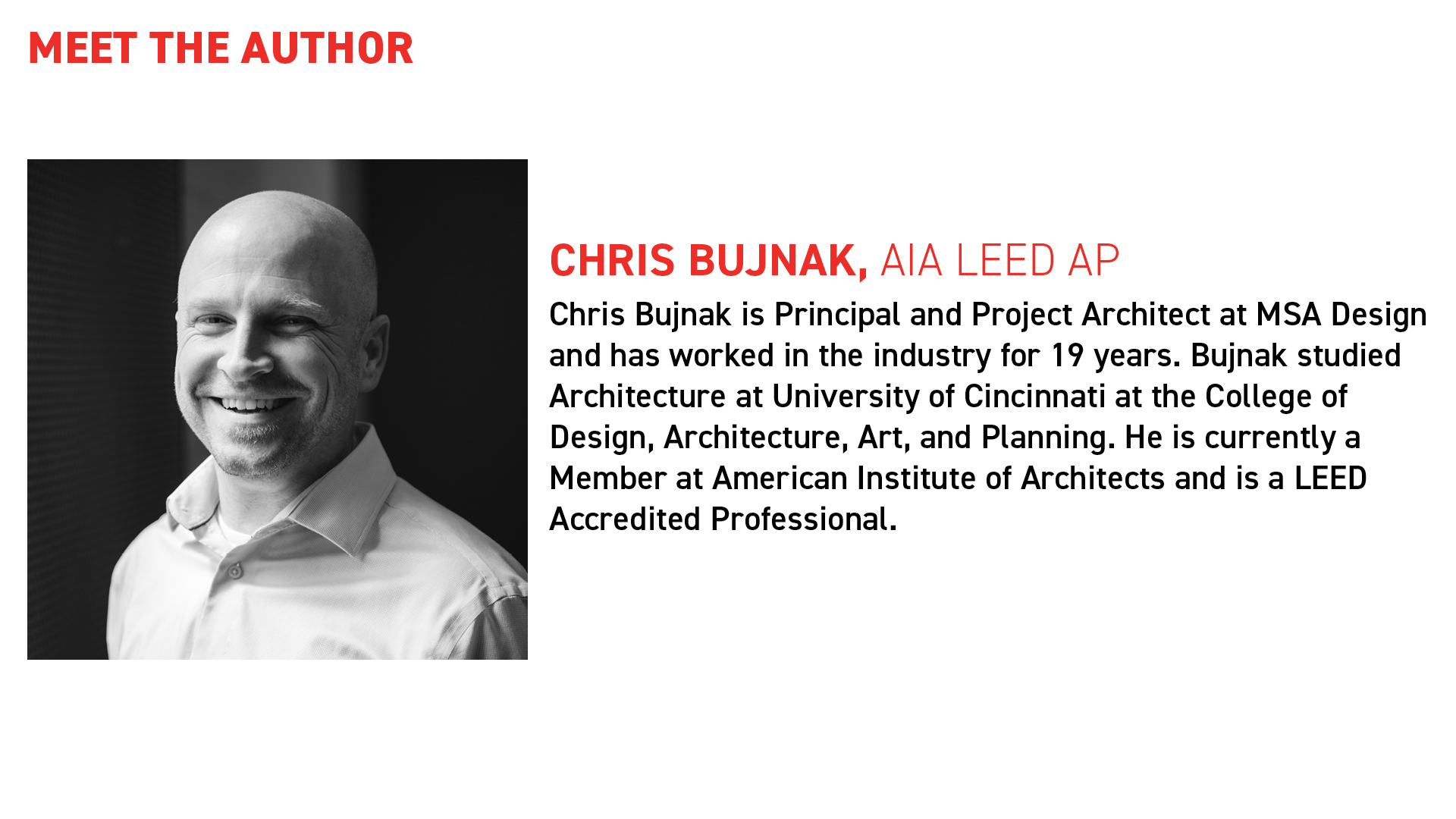 Chris Bujnak - About the Author