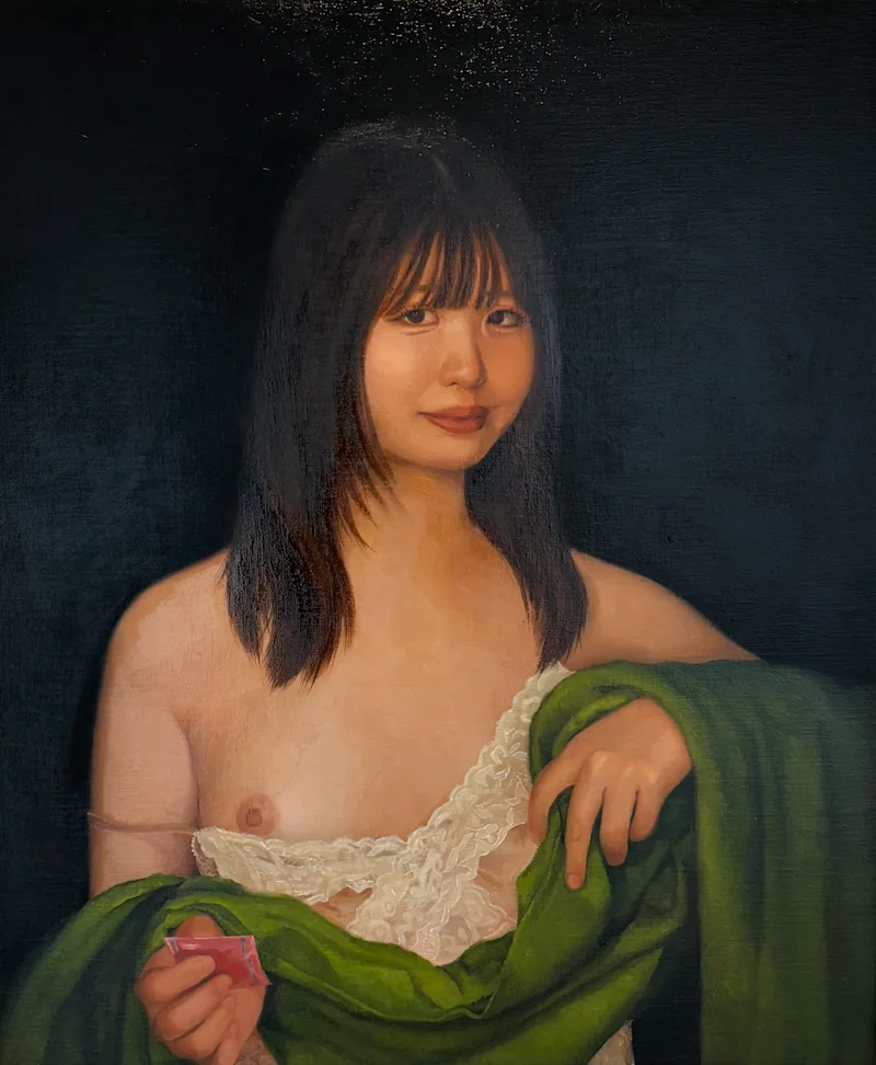 A Woman with Beautiful Eye