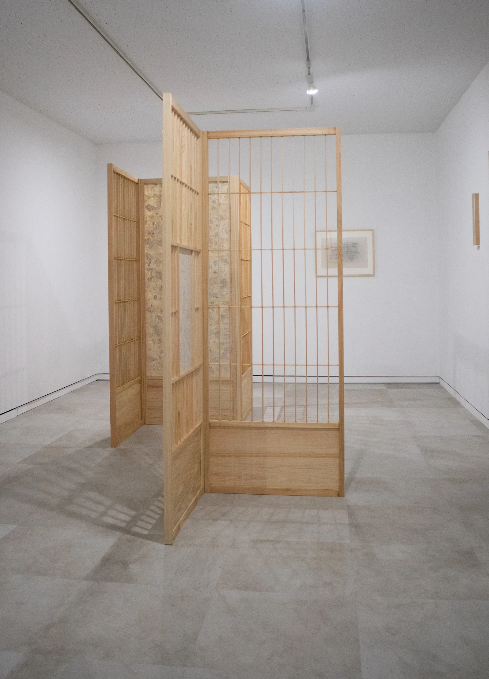 庭を詠む　展示風景
