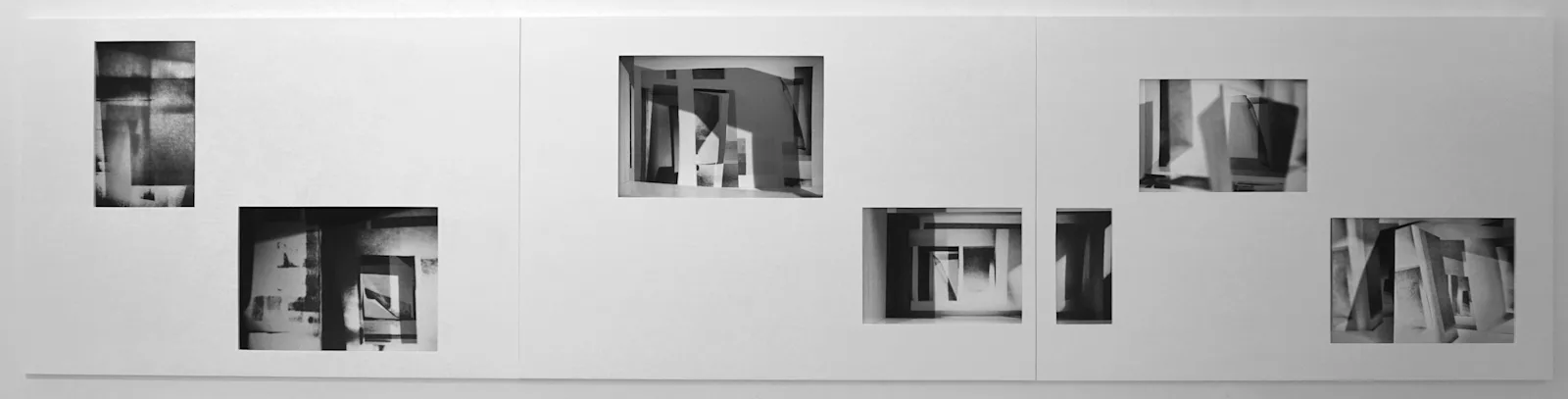 Shadows and Spaces (Re)appearing I, II, III