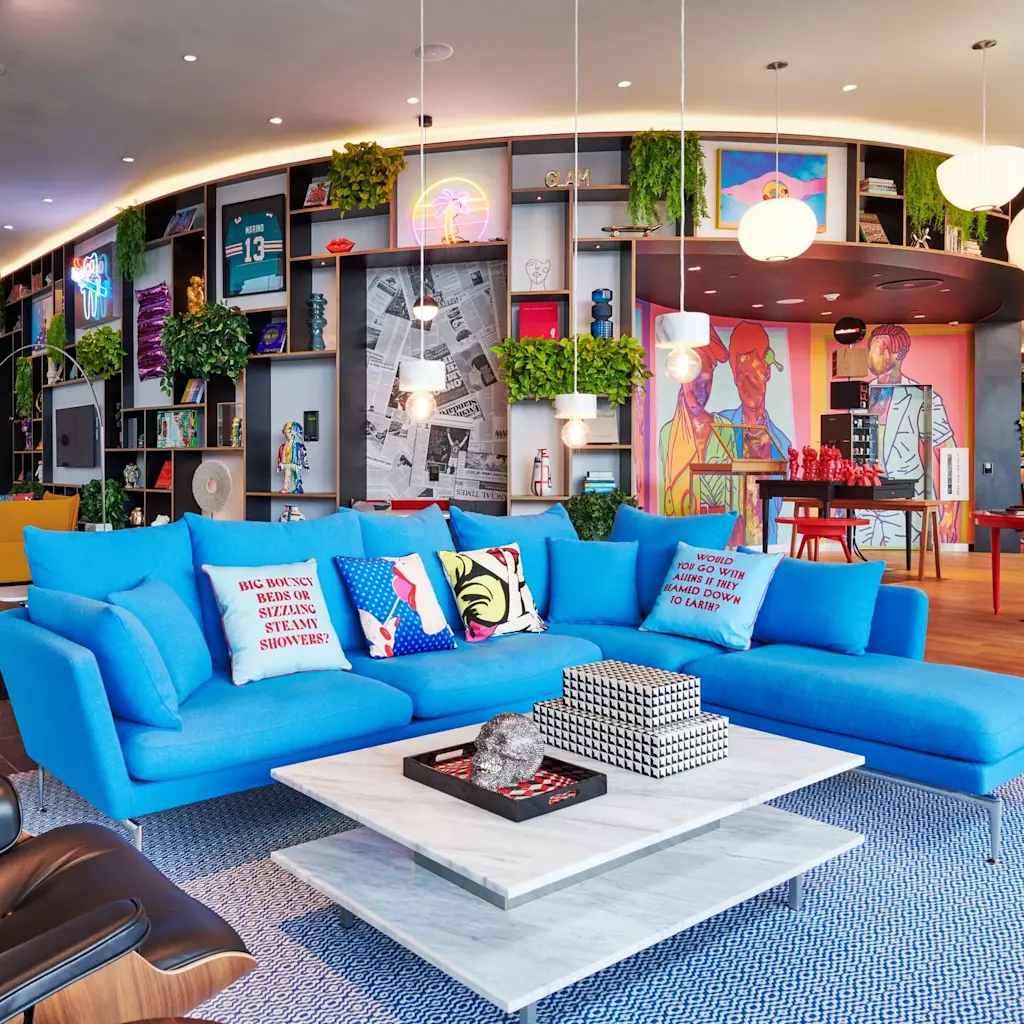 citizenM Miami Worldcenter hotel living room
