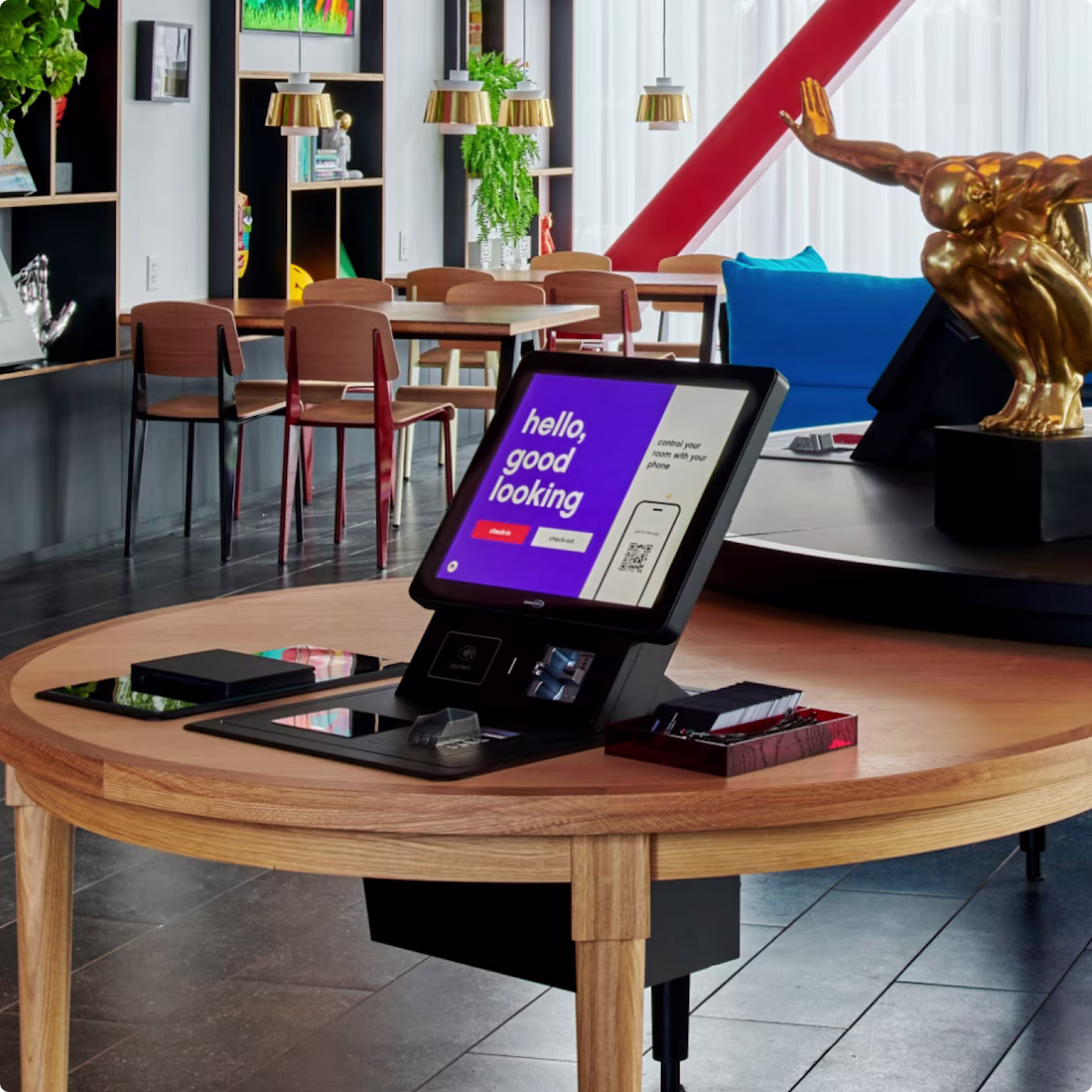 kiosk - contact us page