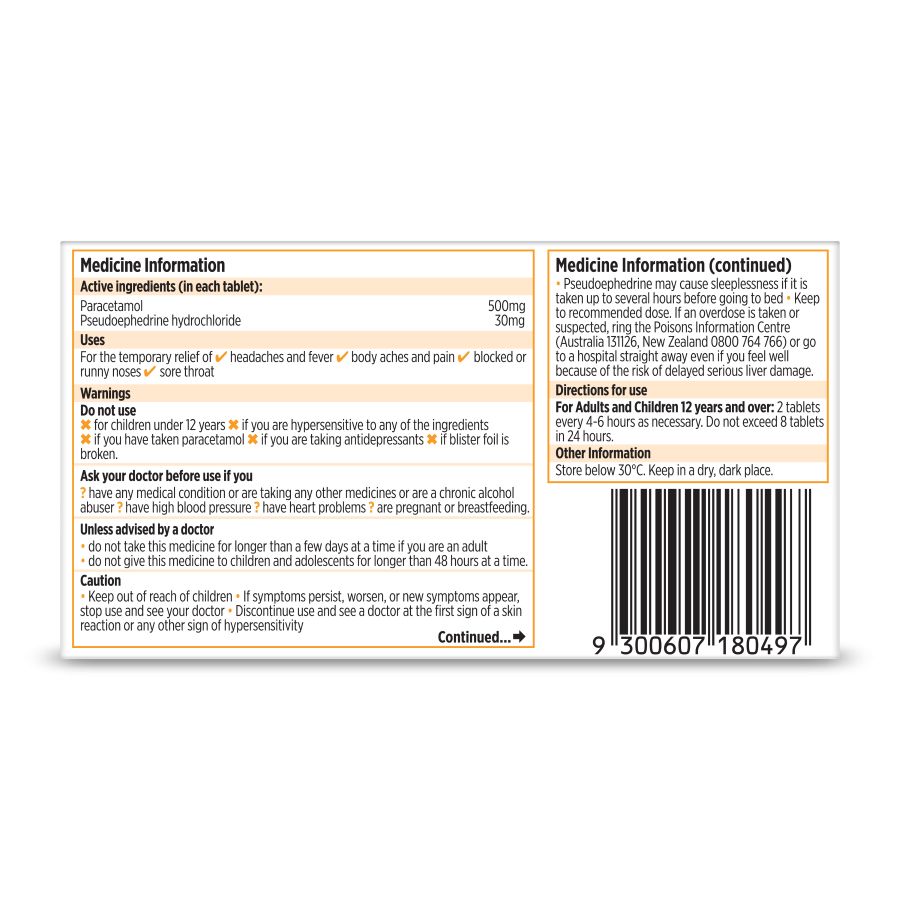 Codral Original Cold & Flu 24 Pack PSE - Image 2 - Codral - en-NZ
