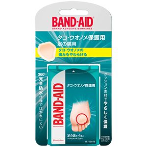 バンドエイド® タコ・ウオノメ(魚の目)保護用 足の裏用4枚入