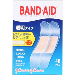 バンドエイド® 透明タイプ 40枚入