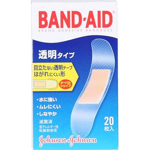 バンドエイド® 透明タイプ 20枚入