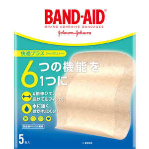 バンドエイド® 快適プラス ジャンボLLサイズ 5枚入